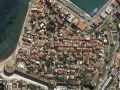 Το Κάστρο της Χίου όπως απεικονίζεται από το Google Earth τον Μάρτιο του 2020