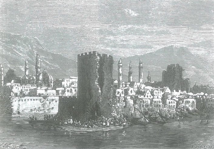 Απεικόνιση της πόλης της Χίου
