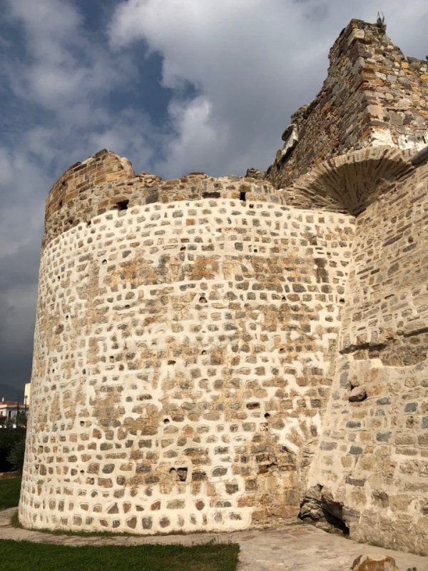 Ο Νοτιοδυτικός Προμαχώνας στο Νοτιοδυτικό Τείχος μετά την ολοκλήρωση των επισκευών, Οκτώβριος 2018