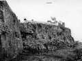 Το επιθαλάσσιο τείχος και ο προμαχώνας Ζένον-Δεκαετία '50-'60. Στην κορυφή του προμαχώνα λειτουργούσε κέντρο διασκέδασης, τα Μπεντέμια (ονομάζονταν τα τείχη και τα προσκτίσματα του Κάστρου).